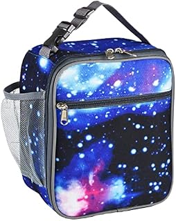 IWTTWY Insulated Lunch Bag Camo Cooler Bag Portable Carrying Lunch Box Bag for Boys Girls Women Men to School Office Outdoor (Stars)