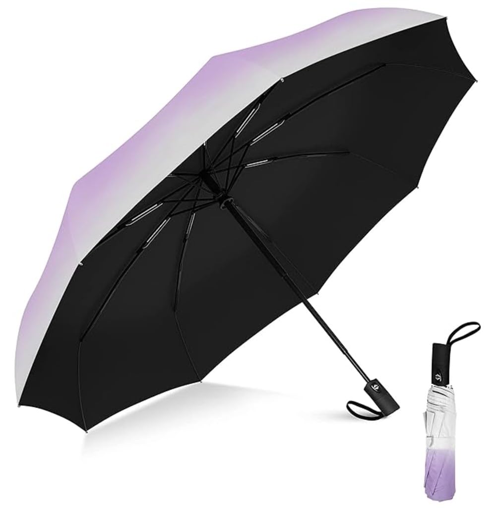 TEKCOOL Umbrella, UV Big Size Umbrella for Sun Protection Rain Windproof Strong Large 3 Fold for Men Women Kids Boys Girls Perfect & Stylish Windproof & Compact?.-image-32