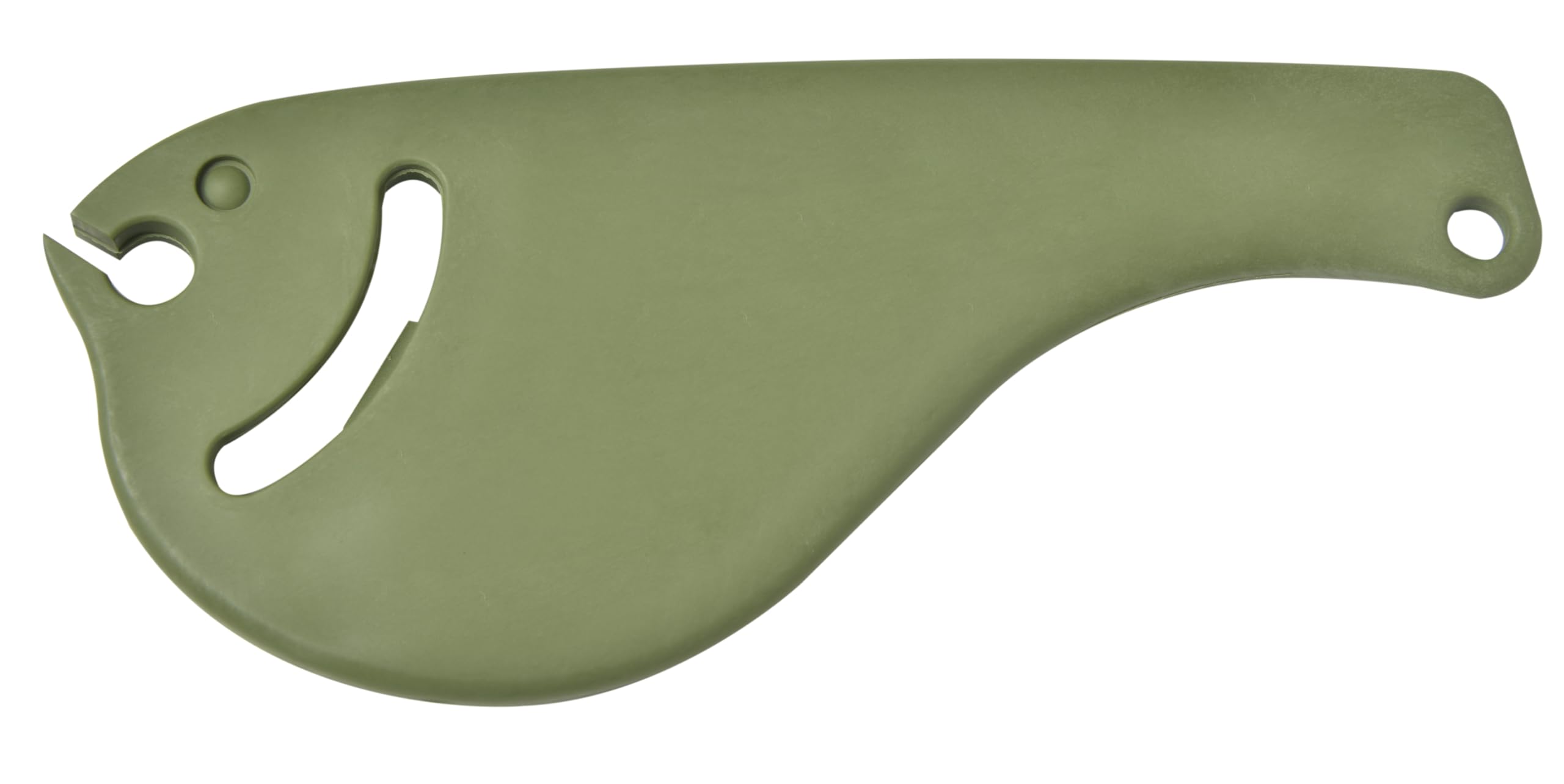 Mali's, 616VO, Smart Fish, Can Opener, Jar Opener, Bottle Opener, 20 x 8 x 0.5 cm, Olive Green, Fiberglass Reinforced Polyamide