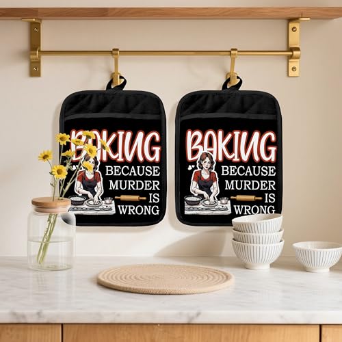 Maniques resistantes a la chaleur pour comptoir cuisine et protection mains - 4