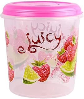Esqube Storage Containers For Kitchen | With Durable Lid (Cereal, Flour And Sugar Containers) - Transparant (Pack Of 1)