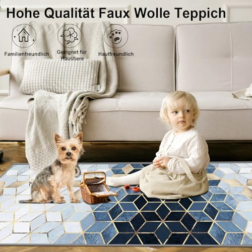 WTHYGB Teppich Läufer Flur, Küchenläufer 60x250cm rutschfest Waschbar – Ansicht 5