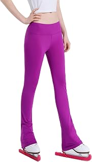 HMLOPX Exercise Running Ladies and Children Figure Skating Training Pants High Elasticity Comfortable Skating Clothes Breathable Skating Pants
