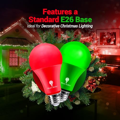 2 Pack BlueX LED A21 Green Light Bulbs - 15W (120Watt Equivalent) - E26 Base Green LED Bulb for Party Decoration, Porch, Home & Holiday Lighting by Bluex Bulbs - Image 4