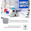 FOUR E'S SCIENTIFIC Lab Shaker, 3D Shaker Compact Rotator Shaker with Adjustable Speed 0-100RPM, 0-8 Tilt Angle, Lab Shaker with Undulating 3D Motion, Non-Slip Mat, Max. Capacity 2KGS
