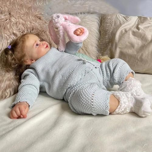 Muñeca Reborn Bebé Realista de Cuerpo Completo 20 Pulgadas miniatura 5