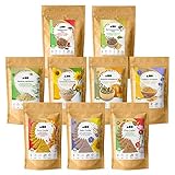 AHO Kennenlern Paket | Mit allen AHO Produkten zum Probieren | 9 Tüten = 1,1kg | Bio, Vegan und Plastikfrei