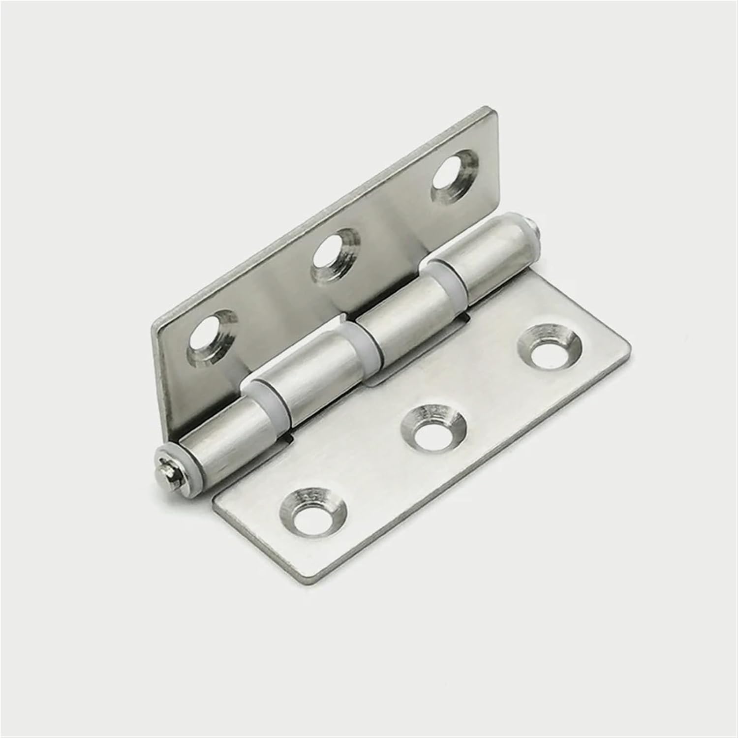 Hinge 304 Stainless Steel Mechanical Silent Buffering Door Industrial Load-Bearing Hinge 1Pcs