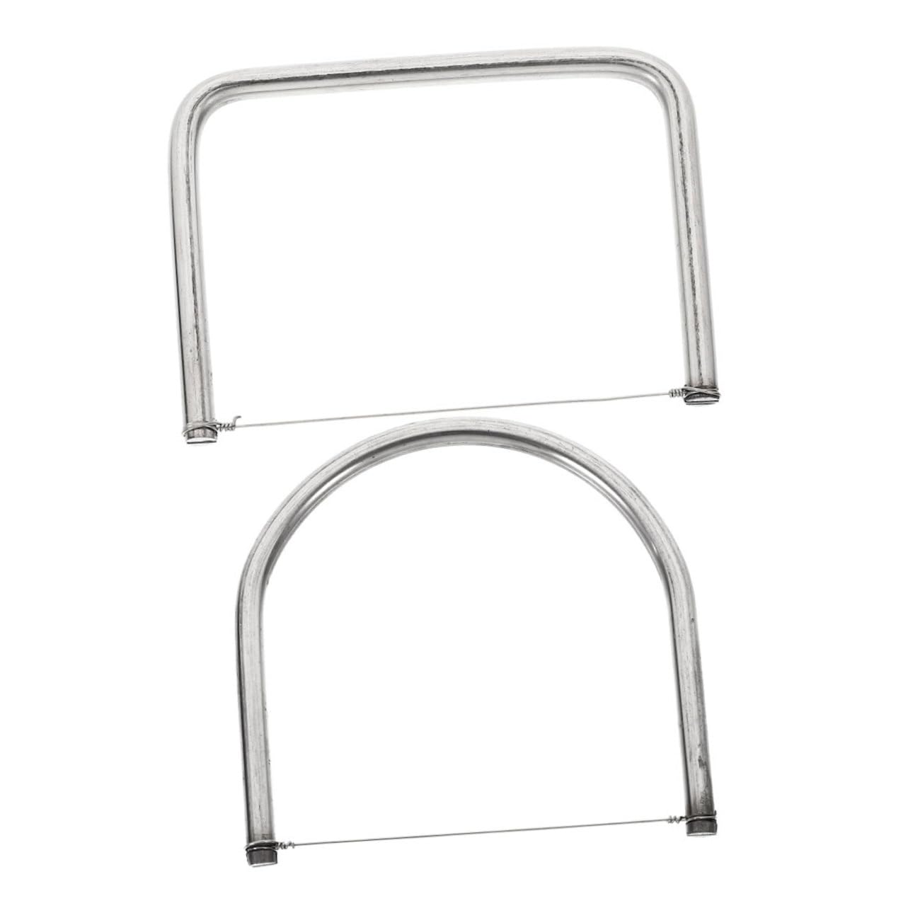 OSALADI 3 Set Tagliare Lo Strumento di di Ceramica Argilla Essiccata all'Aria per Adulti Attrezzo Taglierino Strumento di Filo per Argilla Strumenti di Argilla Argento 2 Pezzi*3