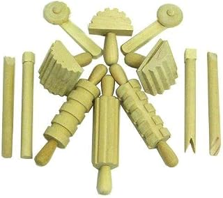 Anthony Peters AP/736/WDTN Wooden Dough Tool Set 12 Pieces