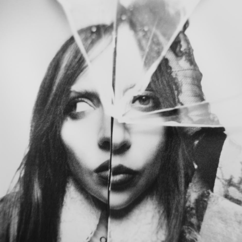 ミュージシャン LadyGaga MAYHEM Dual Portrait tee White