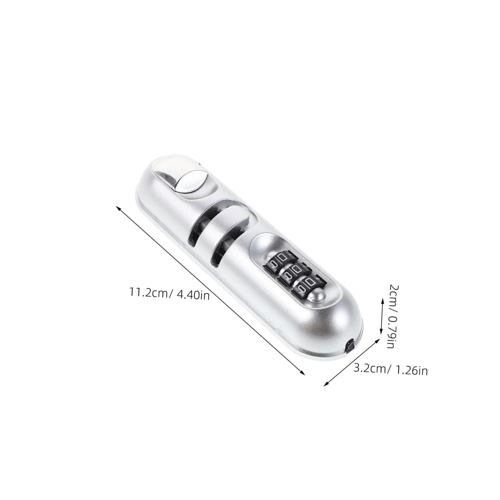 3 Piezas Candado para Maletas sin Llave Combinación de Dígitos Cerradura Antirrobo para Equipaje de Viaje Compatible con Mochilas y Maletas Diseño Compacto y Resistente