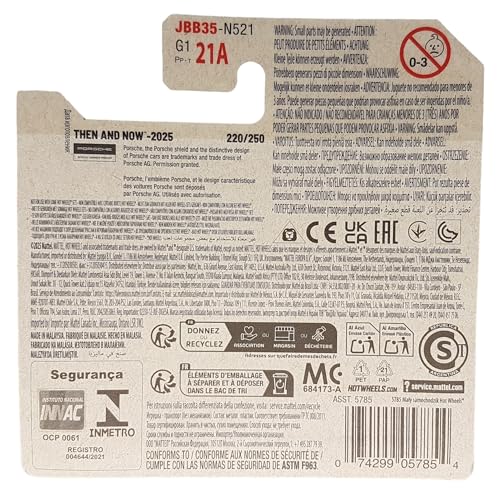 Image of Hot Wheels Porsche 911 GT3 RS Then and Now Ages 3 Years and Up 220 /250 (Pink)