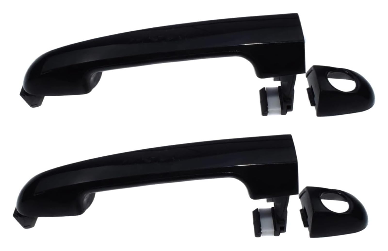 LSDSAAZA Sliding Exterior Handle for Hyundai for Elantra Car Door Handle Repair Exterior Outside Handles Front Rear(Front Pair 2 Keyhole)