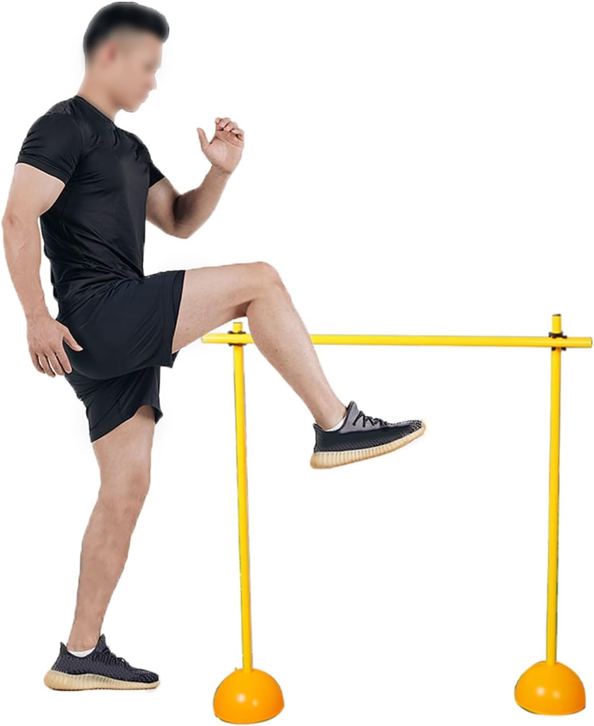 Hurdles Jumping Obstacles Bar - Plastic Speed and Agility Training Tool for Track and Field and Soccer - Easy to Assemble Sport Practice Hurdles