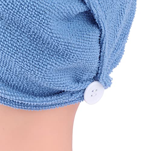 Microfiber Absorbent Hair Towels Towel/Hat/Cap Hair Dry Quick Dryer Bath Salon Towels For Gym, Bath, Spa, Shaving, Shampoo, Home Hair Drying (Yellow) #TOP2