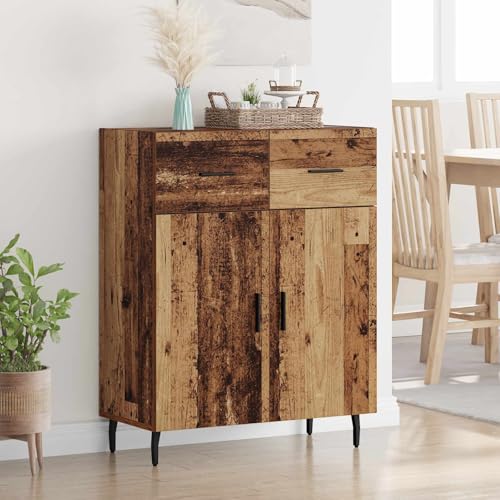 Aparador exclusivo de madera recuperada de diseño moderno y construcción estable superior 2