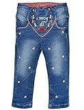 BONDI Baby Mädchen Trachten Jeans I mog di 86564 - Blau Gr. 92