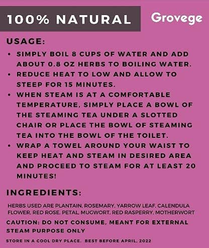 Miniatura 2 de Hierbas de vapor Yoni, hierbas de vapor enteras naturales en V