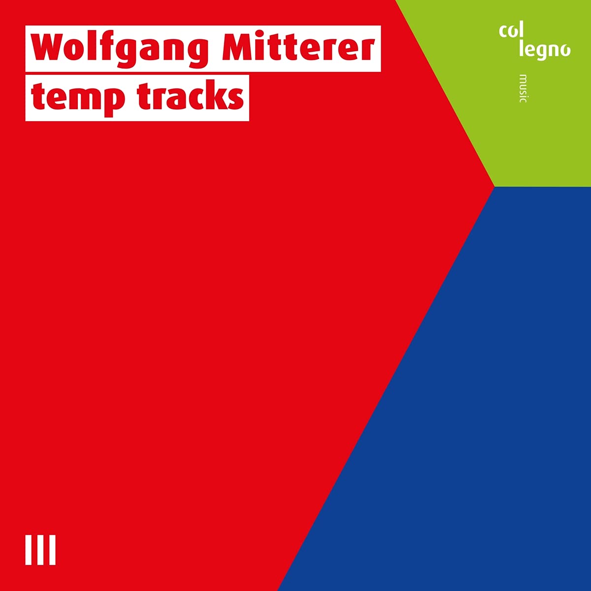 COL15008 Wolfgang Mitterer Wolfgang Mitterer: Temp Tracks CD COL15008 NEW