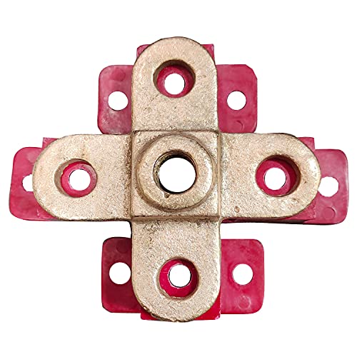 Image of Brass Copper Lightning Arrester 9.2 mm diameter and 915 mm in length And Elapp Epoxy electrical Insulator (red) For Lightning Arrester (pack of 10) for Lightning Arrester