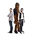 Cardboard People Han Solo & Chewbacca Life Size Cardboard Cutout Standup - Star Wars 40th Anniversary