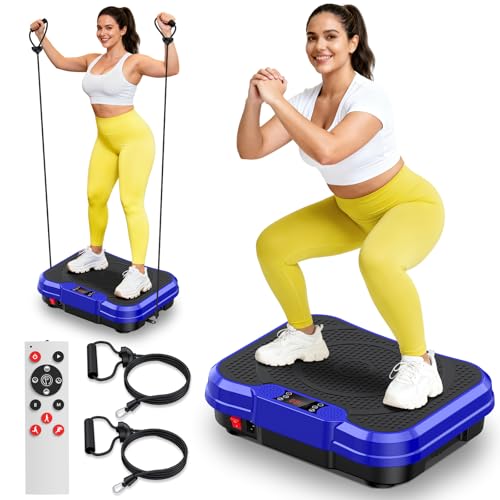 Image of NXSCI Vibration Plate Exercise Machine, Vibration Plate for Lymphatic Drainage Weight Loss, Shake Plate with 250 Speed Levels, 400 Lbs Capacity Full Body Workout for Home Office Gym