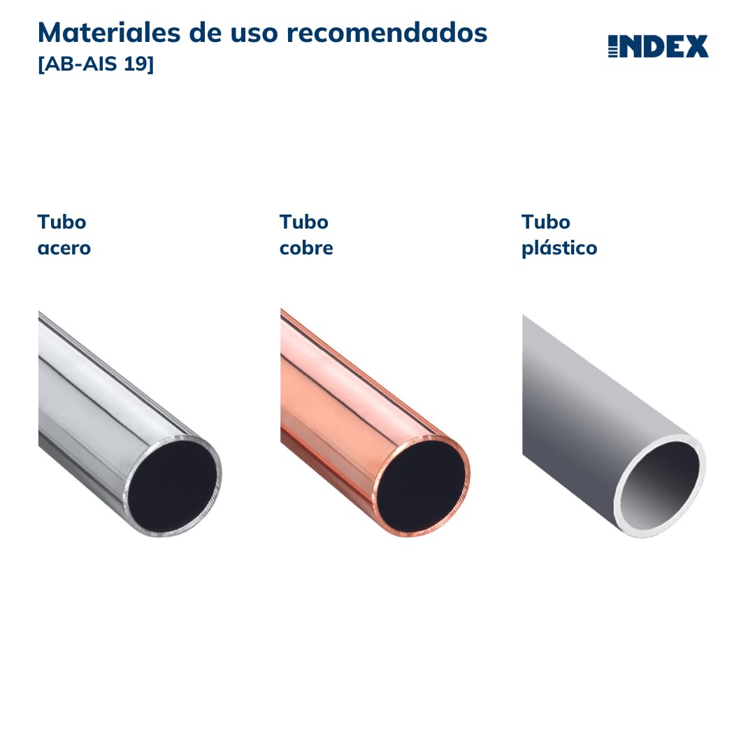 Index - 50 fascette stringitubo termico M 8-10 zincate - 19 D. 18 mm