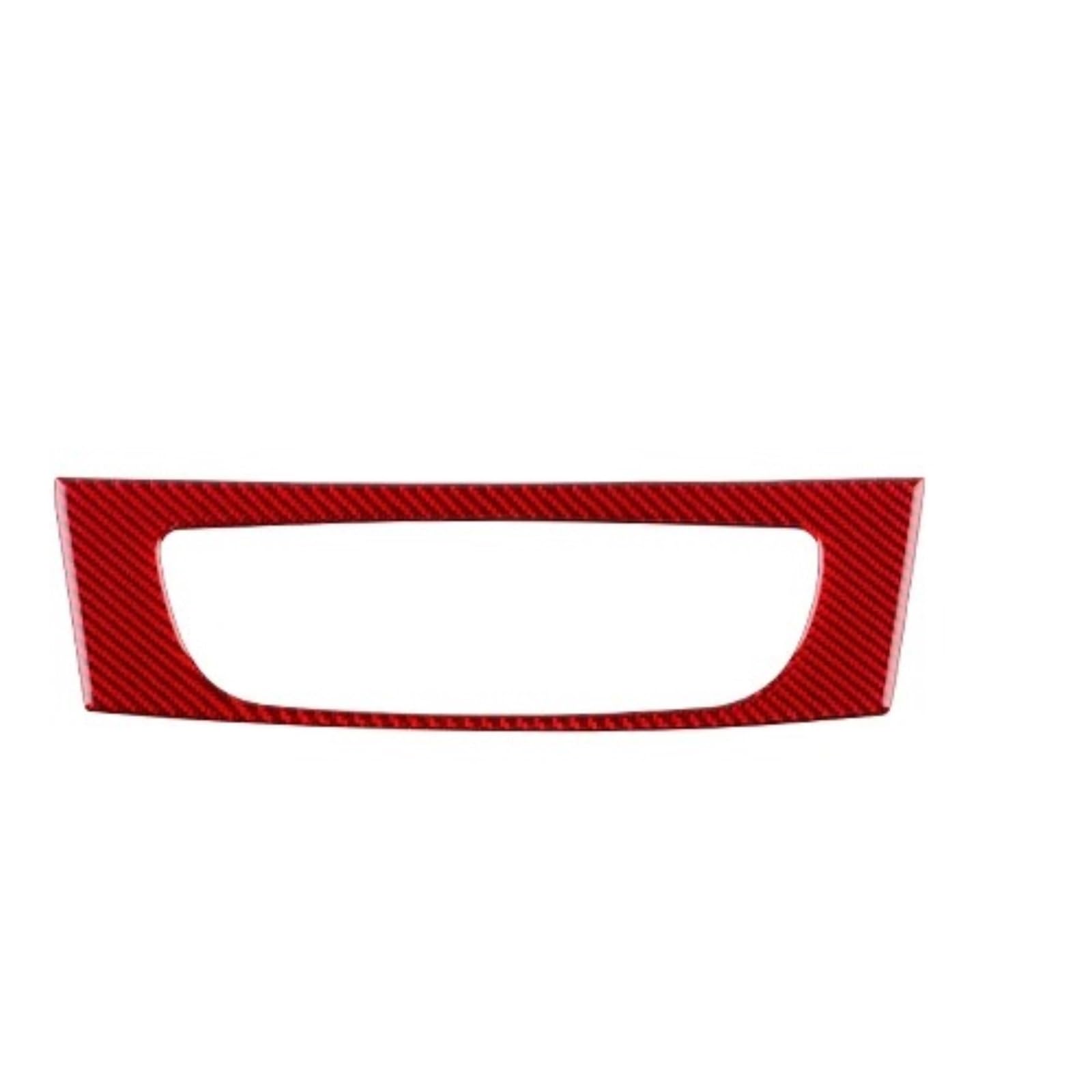 Car Interior Sticker Carbon Fiber Sticker for Fluence for Megane 3 RS 2009-2015 LHD RHD Car Central Control CD(Red)