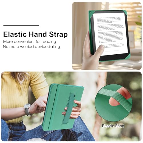 HoYiXi Universal Case for 6.8 Inch 7 Inch Kindle eReaders Compatible with Paperwhite/Kobo/BOOX T68/iReader Ocean,6.8-7\" eReaders Protective Case Cover Elastic Rope,
