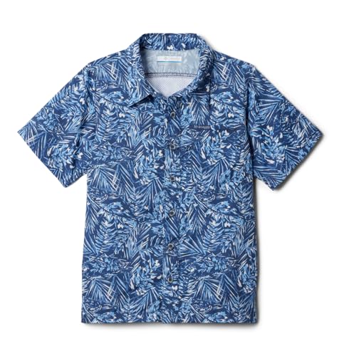Columbia Boys' Super Slack Tide Short Sleeve Camp Shir