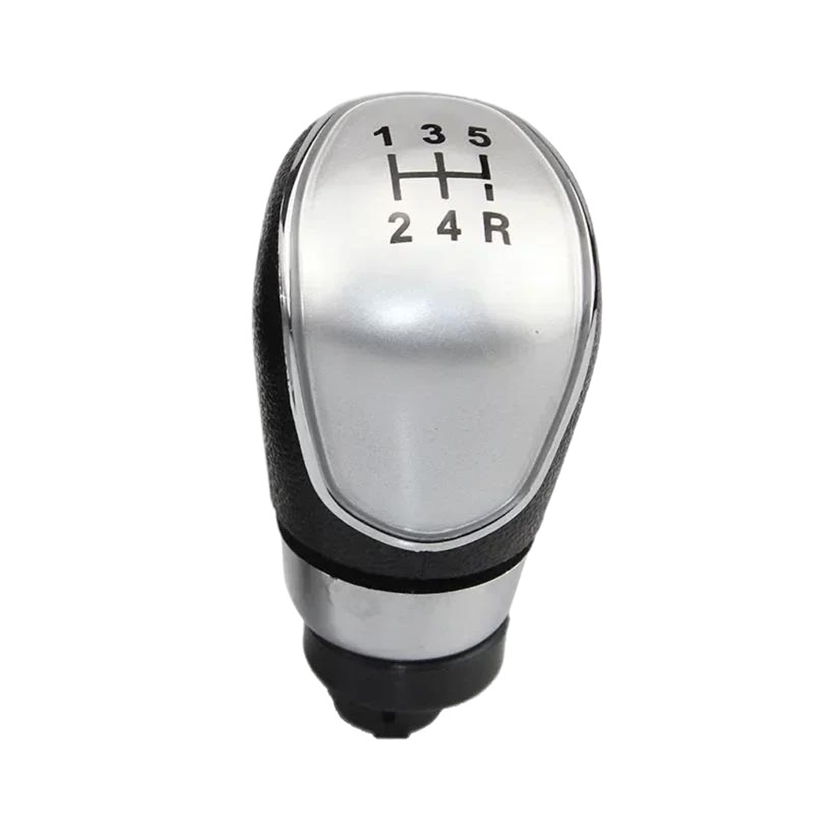 Uieowhn 5 Speed Silver Gear Shift Knob Covers Car Gear Shift Cover For Ford For Focus Mk2 Mk3 Mondeo Mk4 Fiesta Mk7 Galaxy Mk3 Kuga 2008-2013 5/6 Speed(5 Speed Silver)