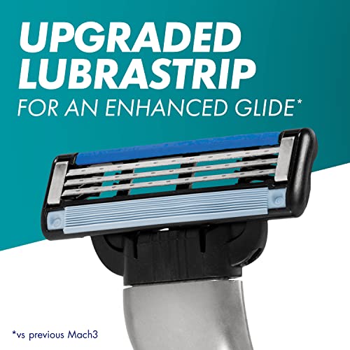 Gillette Mach3 Men's Razor + 12 Razor Blade Refills, 3 Blades for a Smooth Shave, Fits All Mach3 Handles - Image 6