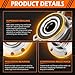 GAHA 513349 Front Wheel Bearing and Hub Assembly Compatible for Jeep Cherokee 2014-2023 Wheel Hub Bearing