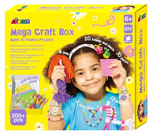 50 projets de Mode loisir créatif enfant kit couture débutant Avenir Mega Craft Box