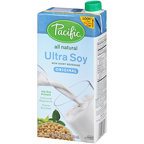 Pacific Ultra Soy Plain Drink, 32-Ounces (Pack Of6) #TOP2
