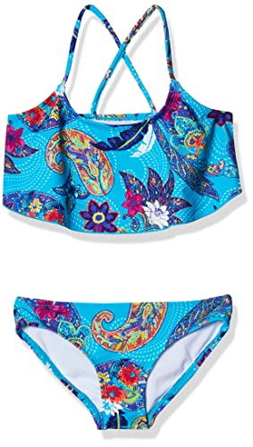 Image of Kanu Surf Girls Cindy Flounce Bikini Beach Sport 2 Piece Swimsuit