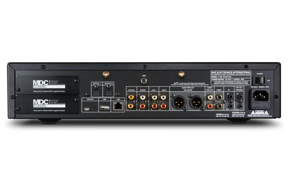 NAD C658 Preamplificatore grafite