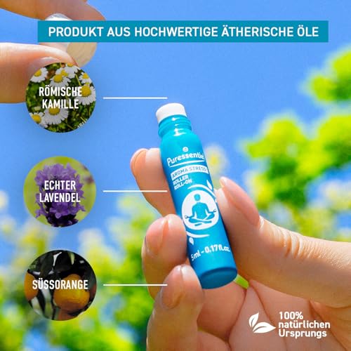 Puressentiel Roll-On für Entspannung mit 12 Ätherischen Ölen 5 ml – Ansicht 5