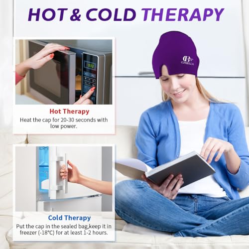Image of Migraine Relief Cap, Soothing Headache Ice Face Mask Products