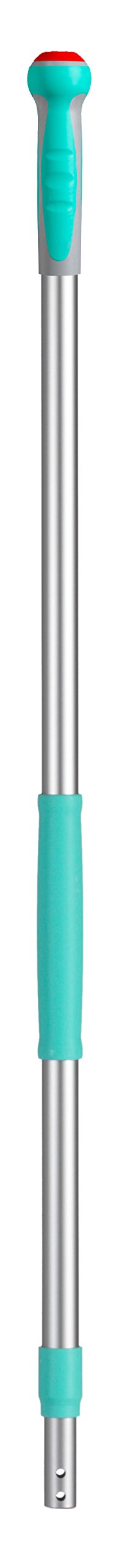 0r001044 C mango aluminio telescópico con tapón, verde/rojo