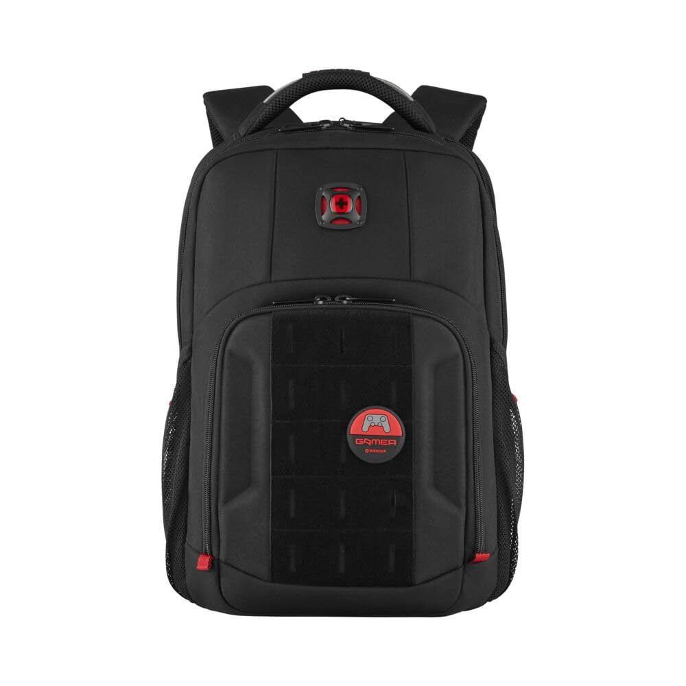 WENGER Zaino Porta PC Gaming, Notebook, Tablet, Uomo Donna, Ufficio Università Scuola Viaggi, Nero
