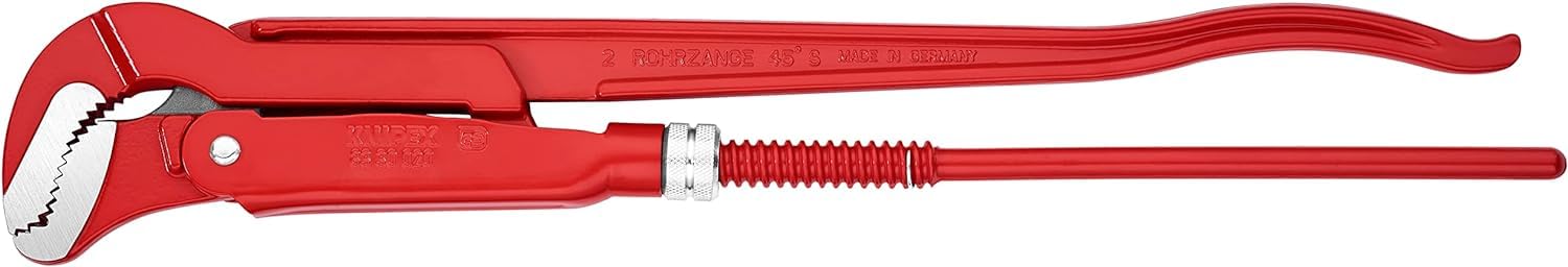 Knipex Clé serre-​tubes en S revêtement poudre, rouge 570 mm, 83 30 020