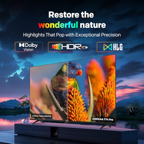 coocaa 138 cm (55 inch) Frameless QLED Ultra Smart Google TV 55Y74 Pro 10 51LRV0jF+ZL