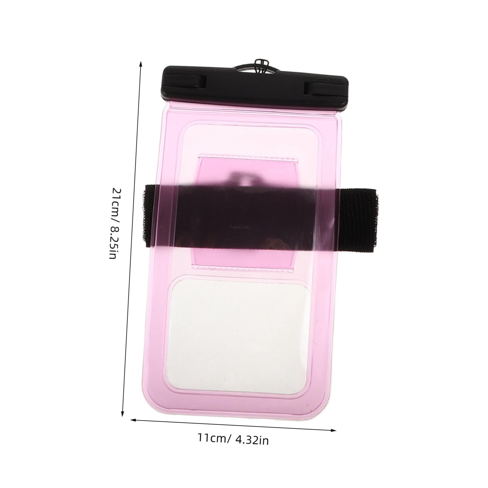 balacoo Waterproof Phone Pouch Set Dry Bag Arm Band Floating Phone Holder for Cruise Pink