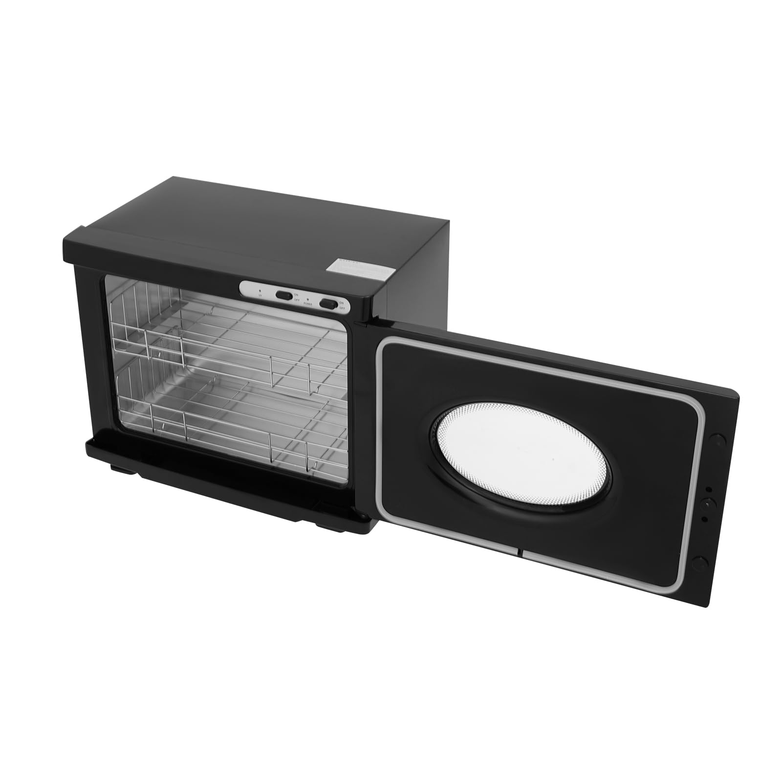 23L Handtuchwärmer 200W, UV-Wärmeschrank für Handtücher (Schwarz) | Heizen, Warmhalten & UV-Reinigung, 70–80 °C, 50-60 Handtücher, Handtuchheizschrank für Schönheit, Salon, Spa