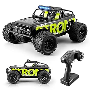 SupKonXi Coche teledirigido RC Coche, Vehículo Todoterreno 4WD RC 40 km/h Coche de Carreras, 1:18 Camión Monstruo, 2.4GHz RC Crawler, 2 Baterías 60 Minutos, Coche de Juguete para niños Adultos
