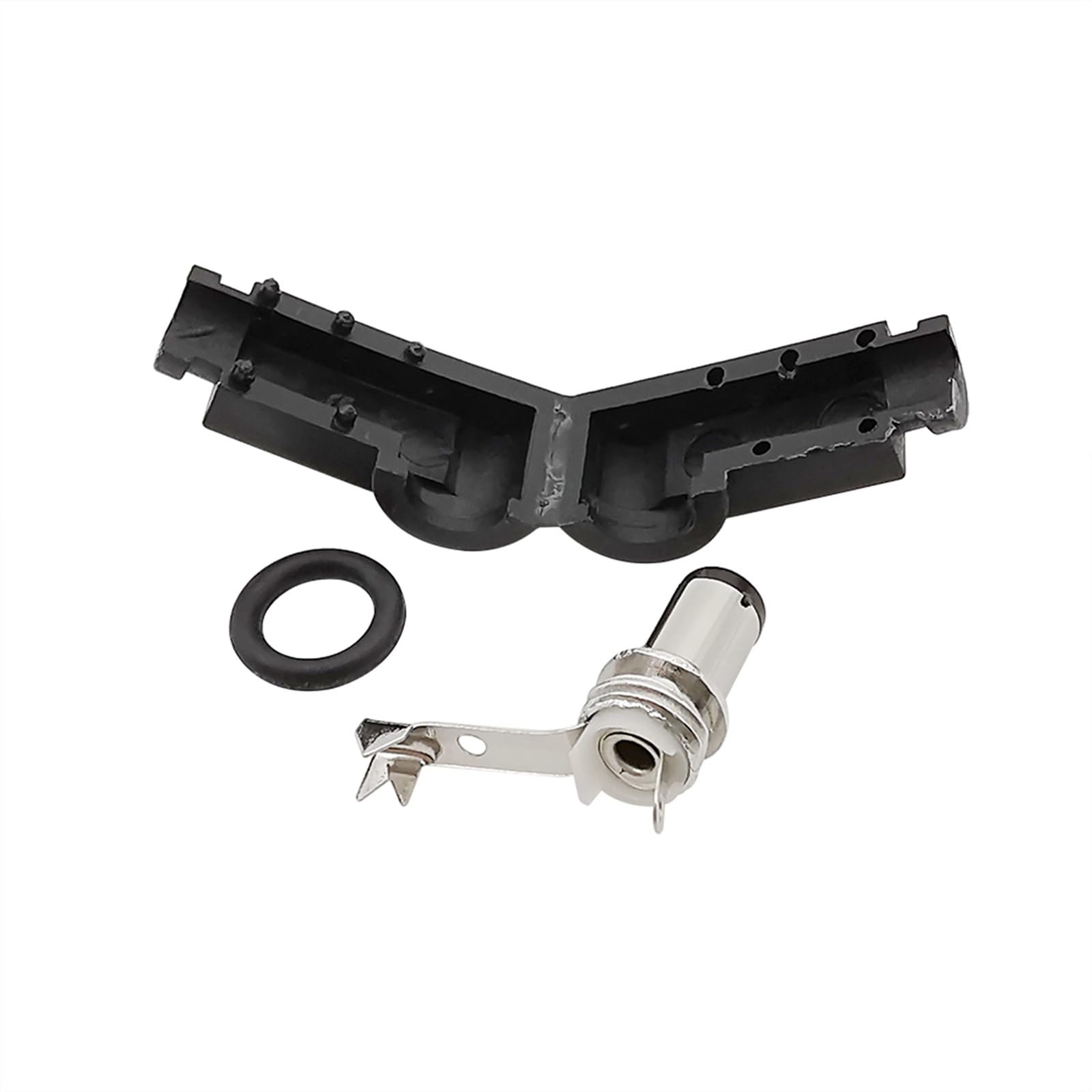 5/10/20 szt. 2,1 x 5,5 mm męskie złącze zasilania DC kąt prosty 90 stopni adapter wtyczek w kształcie litery L (10 szt.)
