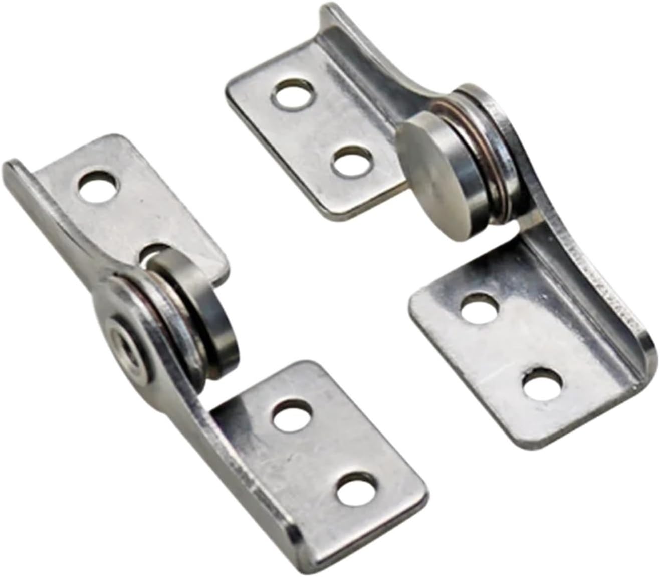L-Shaped Damping Hinge Stainless Steel Torque - Any Angle Positioning Free-Stop Pivot 1Pcs(Small-(0.7N.m)-L)