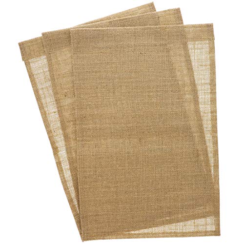 Custom Garden Flags For Decorating, Diy Burlap Pennants (17.7 X 11.8 In, 6 Pack) #TOP6